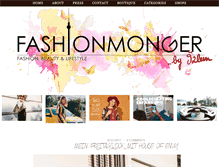 Tablet Screenshot of fashionmonger.net
